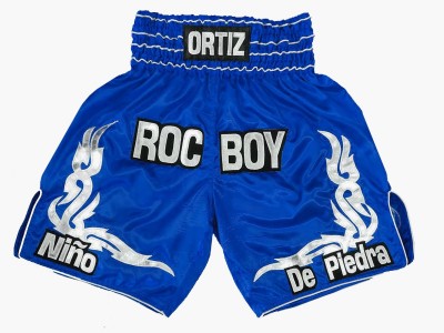 Pantaloncini boxe personalizzati : KNBXCUST-2041-Blu